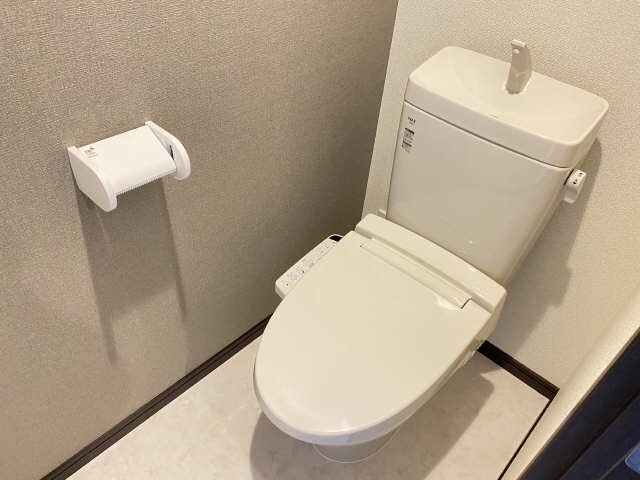 トイレ　201号室の写真につき実際は位置反転になります