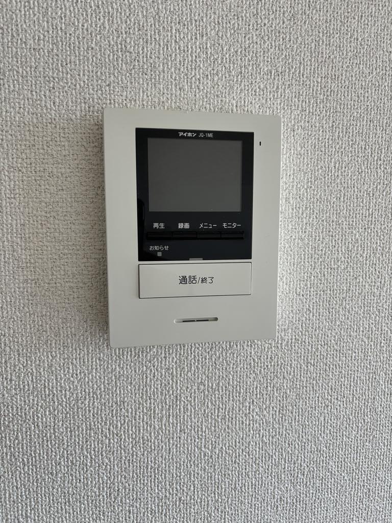 セキュリティ　カメラ付きインターフォンでセキュリティ対策も安心。