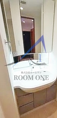洗面設備　洗面台です。
