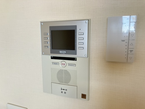 セキュリティ　テレビモニター付インターホン　※2026年9月撮影
