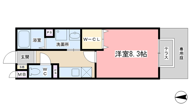 スタシオン東野・アクシスA棟の間取り写真