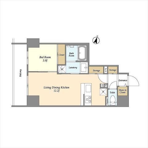 HF北千住レジデンスの間取り写真