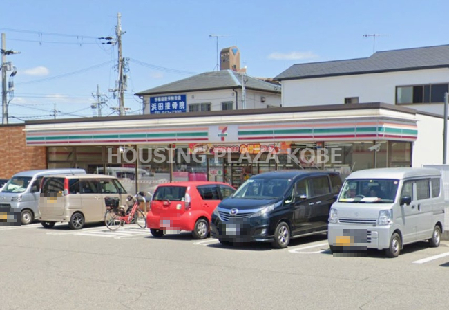 コンビニ　セブンイレブン 明石江井ヶ島駅前店（コンビニ）まで464m