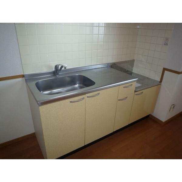 キッチン　こちらにコンロ設置可能です