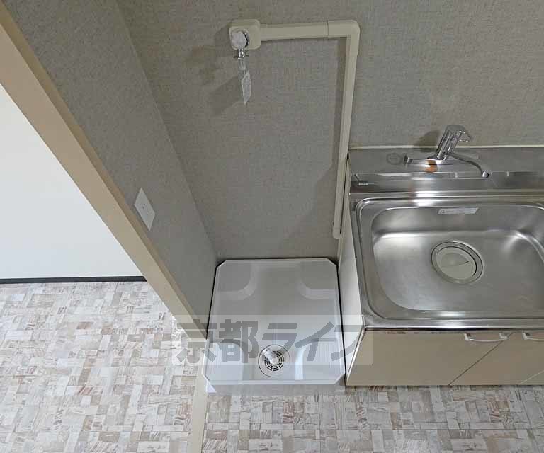 その他設備　洗濯機が置けます。