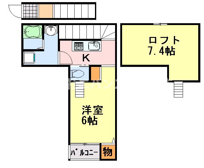 ハーベスト蘇我の間取り写真
