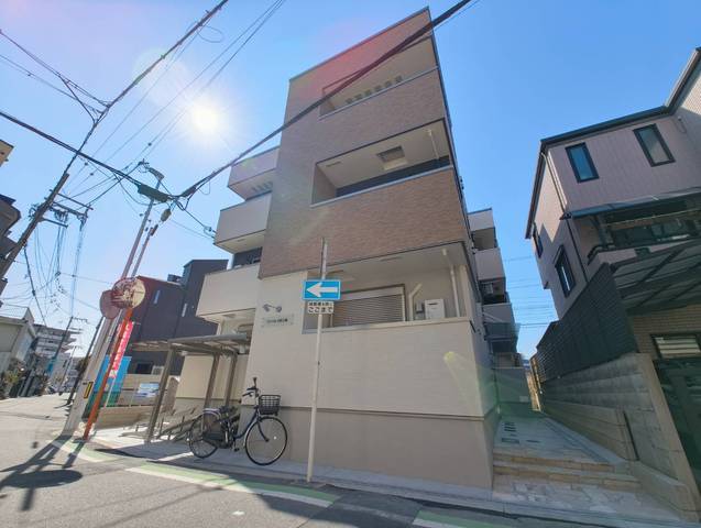南海高野線 住吉東駅 徒歩6分 3階建 築2年の外観写真