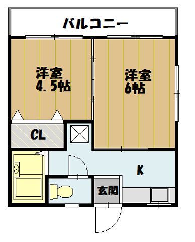 グレース矢沢A棟の間取り写真