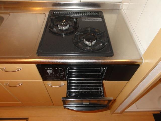 その他部屋・スペース　魚焼きグリル付ガスコンロ