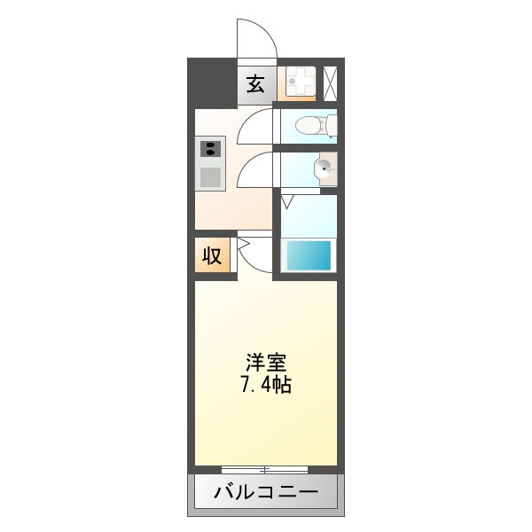 リッツ加島の間取り写真