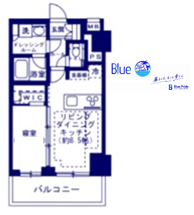 プレシス横浜の間取り写真