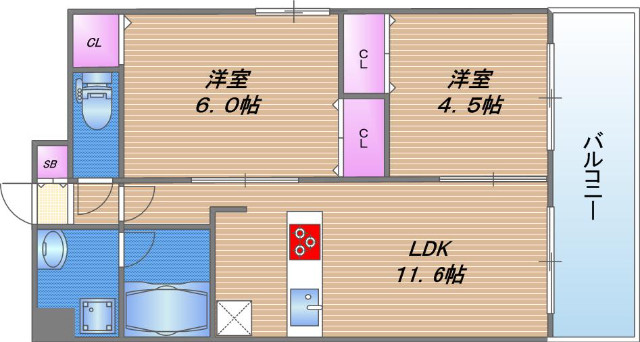 グランマーレ小路駅前の間取り写真