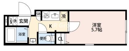 グランクオール北千住オリエンタルキューブの間取り写真