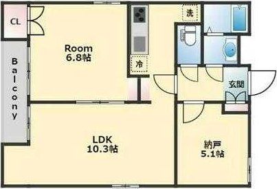 M Residence常盤の間取り写真