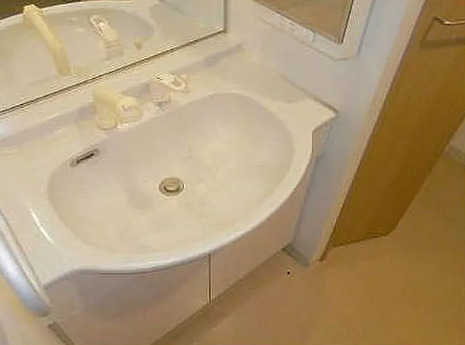 洗面設備　別タイプ部屋　参考写真です