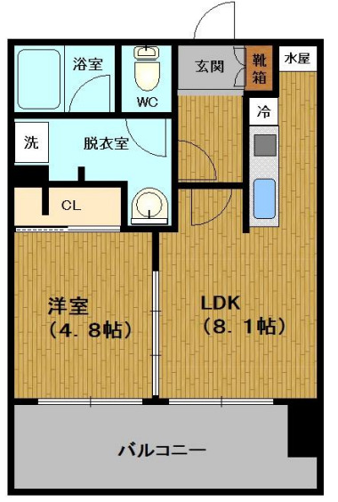 1LDK Mansion in Chuo-ku, Fukuoka, Fukuoka — photo 2 of 3