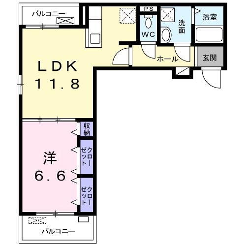 グランデ大池の間取り写真