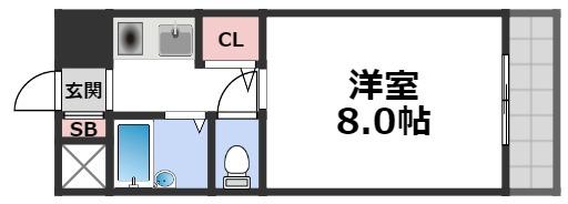 ドゥリーム新今里の間取り写真
