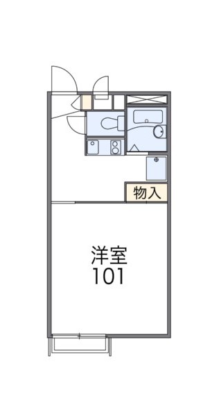 レオパレスそらまめの間取り