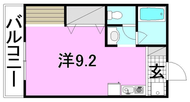 白石ハウスの間取り