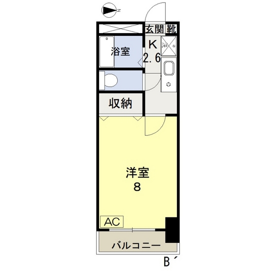 ＴＧハイツの間取り