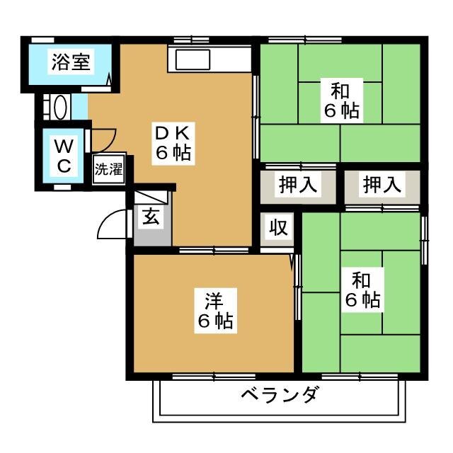 エクセルクマノ北の間取り