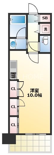 CITY　SPIRE難波WESTの間取り