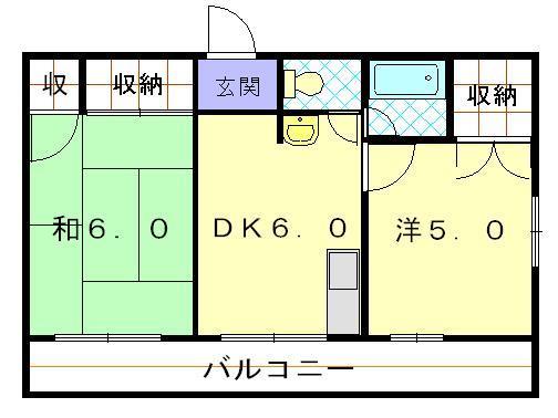 メゾンドＭの間取り