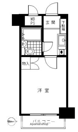 ハイシティ横浜元町の間取り