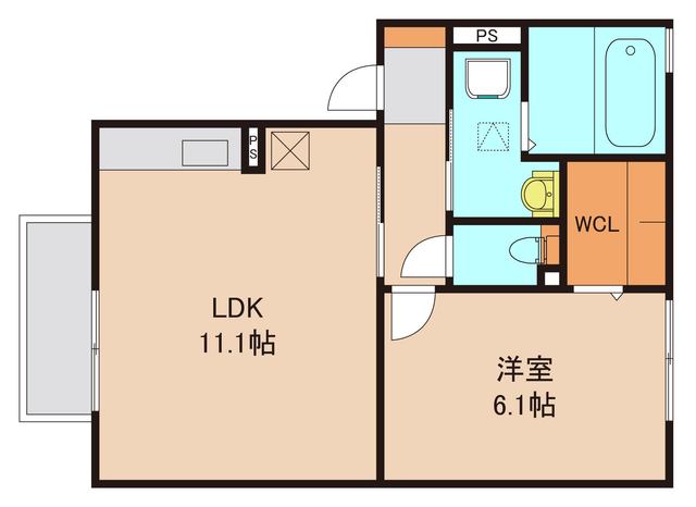 パサージュAの間取り