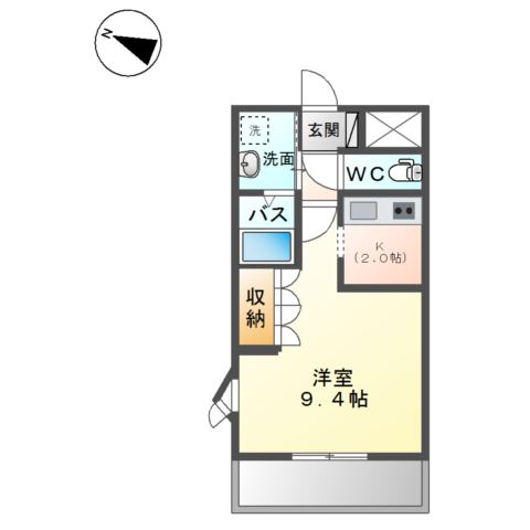 ウイング　ベルの間取り