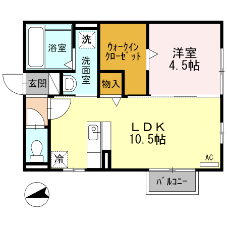 D-room堀川の間取り