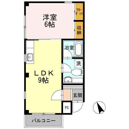 鎌倉市雪ノ下のマンションの間取り