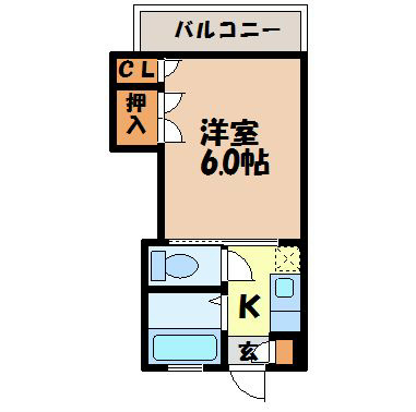 キャッスル東山手の間取り