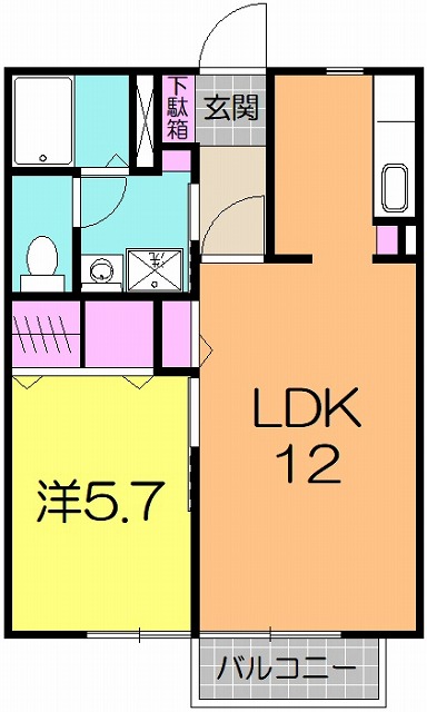 フリージアの間取り