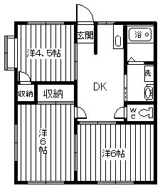 コーポアップヒルの間取り