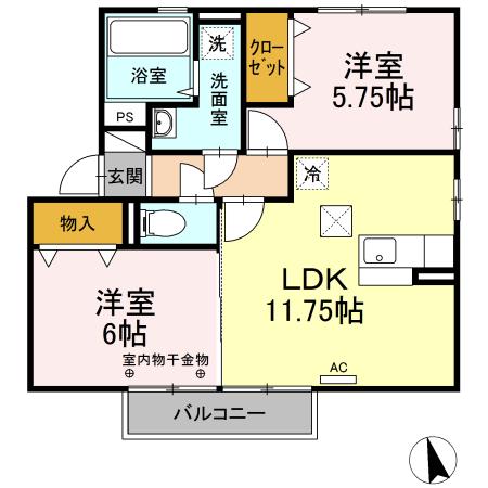 ボスコルーチェの間取り