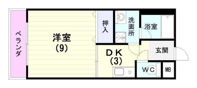 ヴィラエクセルの間取り