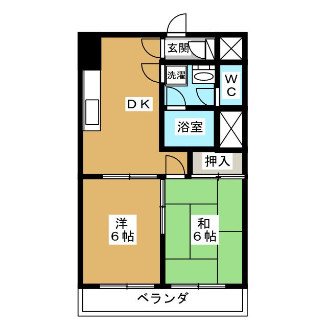 シャンボール新松戸の間取り