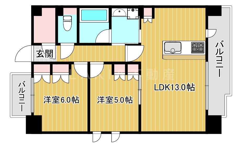 SK RESIDENCESの間取り