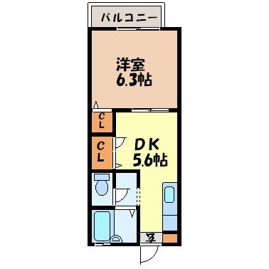 メゾン・ヴィラ（幸町）の間取り