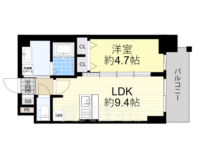 プレサンス新大阪ジェイズの間取り