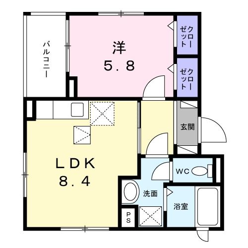 ｓｃｉｍｉａ　ｌｕｃｅの間取り