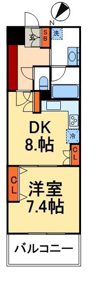 パークキューブ日本橋水天宮の間取り