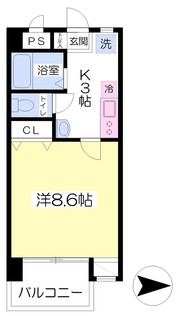 アストレア天山の間取り