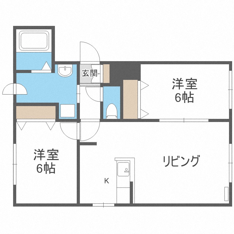 ワンアンドオンリーの間取り