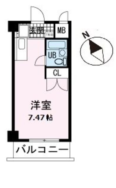 沼津市石川のアパートの間取り