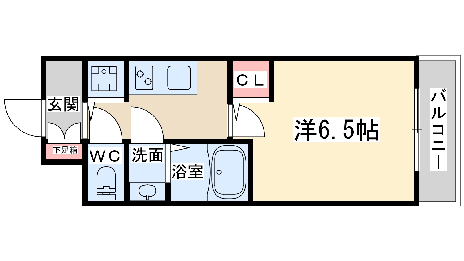 プレサンス梅田北オールの間取り