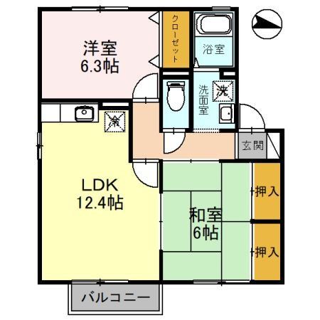 カサブランカ IIの間取り写真