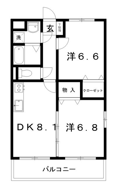 マリベールｌｉｅｎの間取り